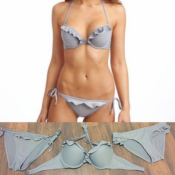 aerie Other - 32D Aerie pushup bikini w/ two size small bottoms